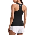 thumbnail image 1 of CRZ YOGA Seamless Workout Tank Tops for Women Hip Length Athletic Running Gym Sleeveless Shirts Racerback, 1 of 7