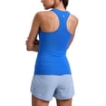 thumbnail image 1 of CRZ YOGA Seamless Workout Tank Tops for Women Hip Length Athletic Running Gym Sleeveless Shirts Racerback, 1 of 6