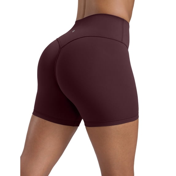 CRZ YOGA Secretsculpt Butterlift Biker Shorts 4" No Front Seam Womens Workout Booty Scrunch Butt Lifting Shorts