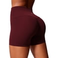 thumbnail image 1 of CRZ YOGA Secretsculpt Butterlift Biker Shorts 4" No Front Seam Womens Workout Booty Scrunch Butt Lifting Shorts, 1 of 8