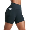 thumbnail image 1 of CRZ YOGA Secretsculpt Butterlift Biker Shorts 5'' No Front Seam Womens High Waist Workout Booty Scrunch Butt, 1 of 5
