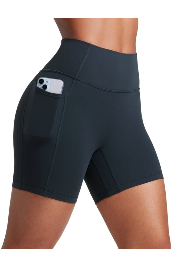 Secretsculpt Butterlift Biker Shorts 5'' No Front Seam Womens High Waist Workout Booty Scrunch Butt