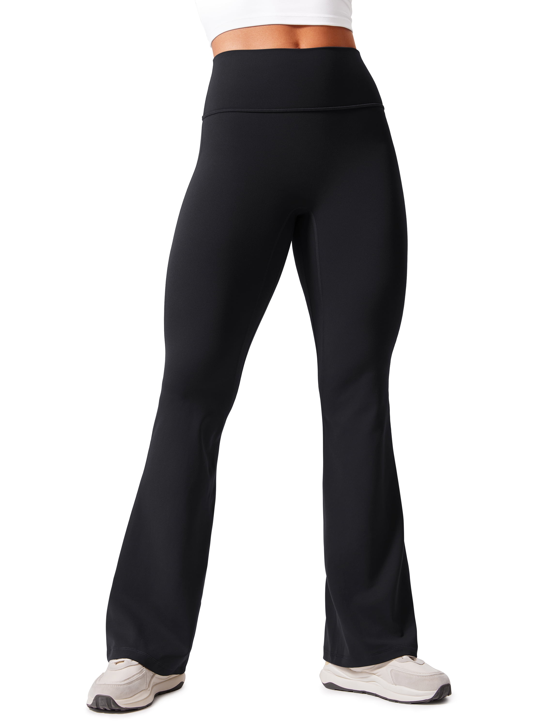 CRZ YOGA Secretsculpt Womens Butterlift Scrunch Butt Flare Leggings 31 Inches