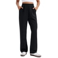 thumbnail image 1 of CRZ YOGA SoftAura Straight Leg Casual Sweatpants Women 30" Travel Pants with Pockets, 1 of 5