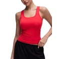thumbnail image 1 of CRZ YOGA Softembrace Tank Tops for Women Casual Going Out Soft Double Lined Crop Basic Sleeveless Shirts, 1 of 5