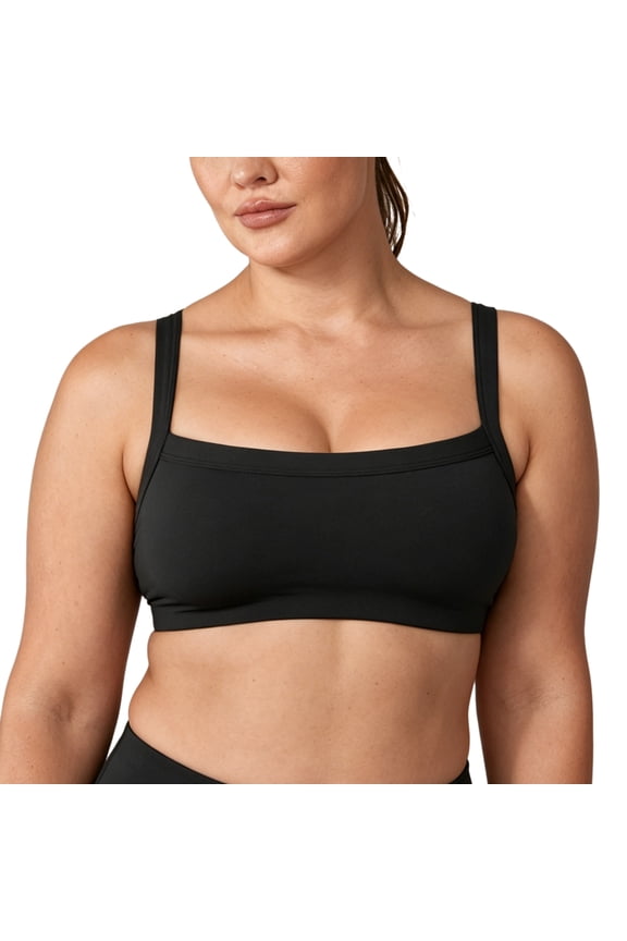 Hugcurve Adjustable Square Workout Sports Bra For Women Size XS-2XL