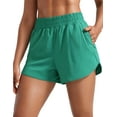 thumbnail image 1 of CRZ YOGA Athletic Shorts for Women 3"High Waisted Quick Dry for Running Workout Gym Track with Zip Pocket, 1 of 5