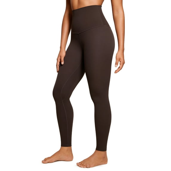 CRZ YOGA Butterluxe Super High Waist Leggings 28" Full Length Buttery Soft Womens Yoga Pants Over Belly