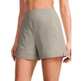 thumbnail image 1 of CRZ YOGA Women's Lightweight Hiking Shorts 4'' Stretch for Athletic Summer Travel Outdoor with Zip Pockets, 1 of 6