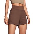thumbnail image 1 of CRZ YOGA Women's Lightweight Hiking Shorts 4'' Stretch for Athletic Summer Travel Outdoor with Zip Pockets, 1 of 4