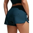 thumbnail image 1 of CRZ YOGA Board Shorts for Women 3'' High Waisted Beach Swimwear Bottoms Bathing Trunks with Liner, 1 of 5