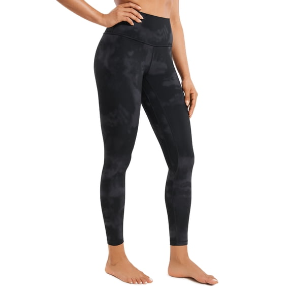CRZ YOGA Womens Brushed Naked Feeling Workout Leggings 25 Inches High Waist