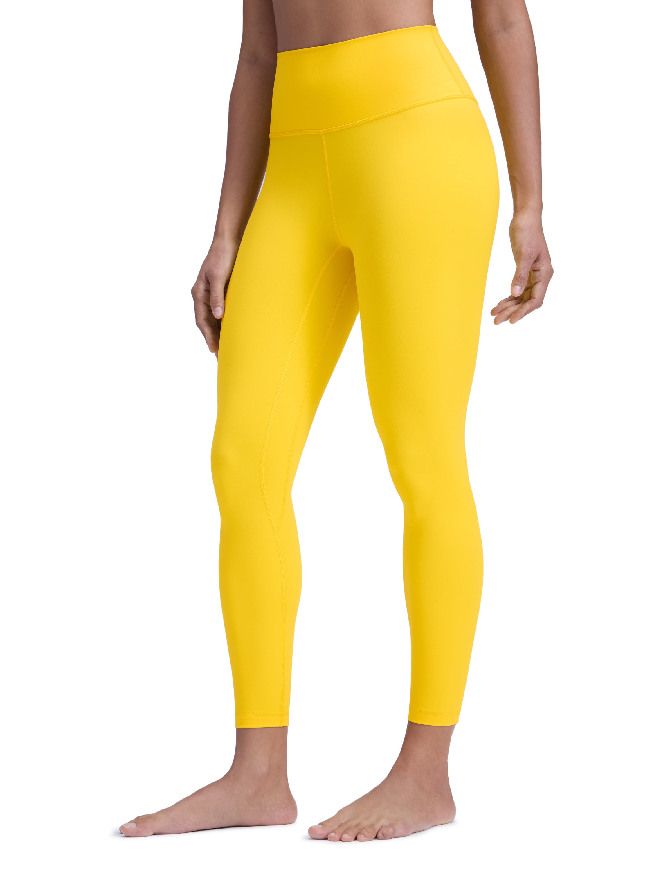 CRZ YOGA Womens Brushed Naked Feeling Workout Leggings 25 Inches High Waist