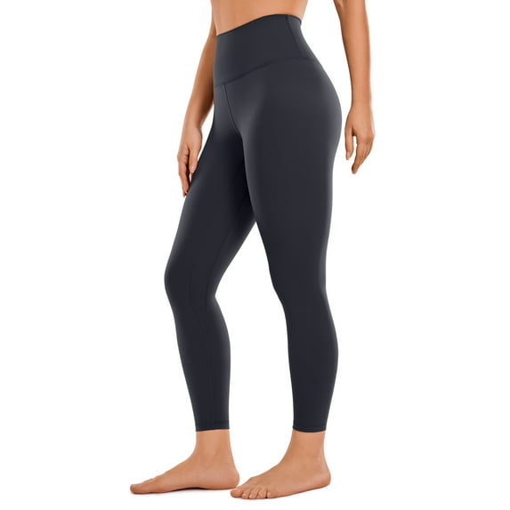 CRZ YOGA Womens Brushed Naked Feeling Workout Leggings 25 Inches High Waist