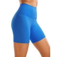 thumbnail image 1 of CRZ YOGA Womens ButterLuxe Biker Shorts 6 Inches High Waisted Workout Running Yoga Shorts, 1 of 4