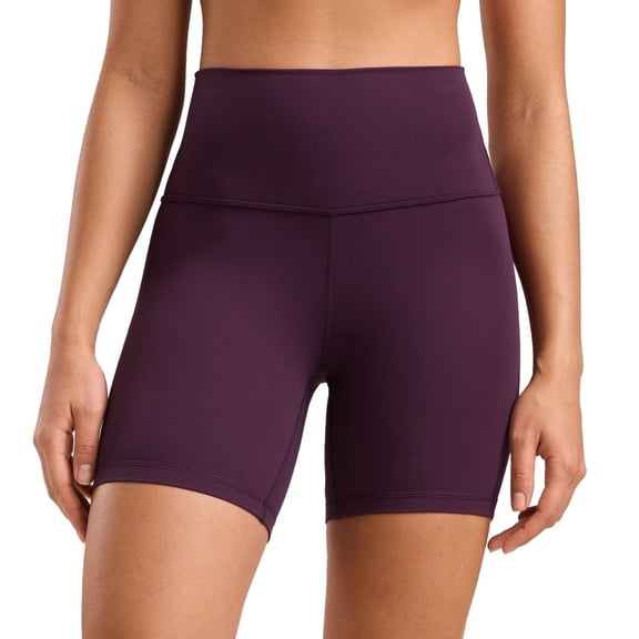 CRZ YOGA ButterLuxe Biker Shorts 6" High Waisted Women Workout Running Yoga Pants