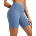 thumbnail image 1 of CRZ YOGA Womens ButterLuxe Biker Shorts 6 Inches High Waisted Workout Running Yoga Shorts, 1 of 3
