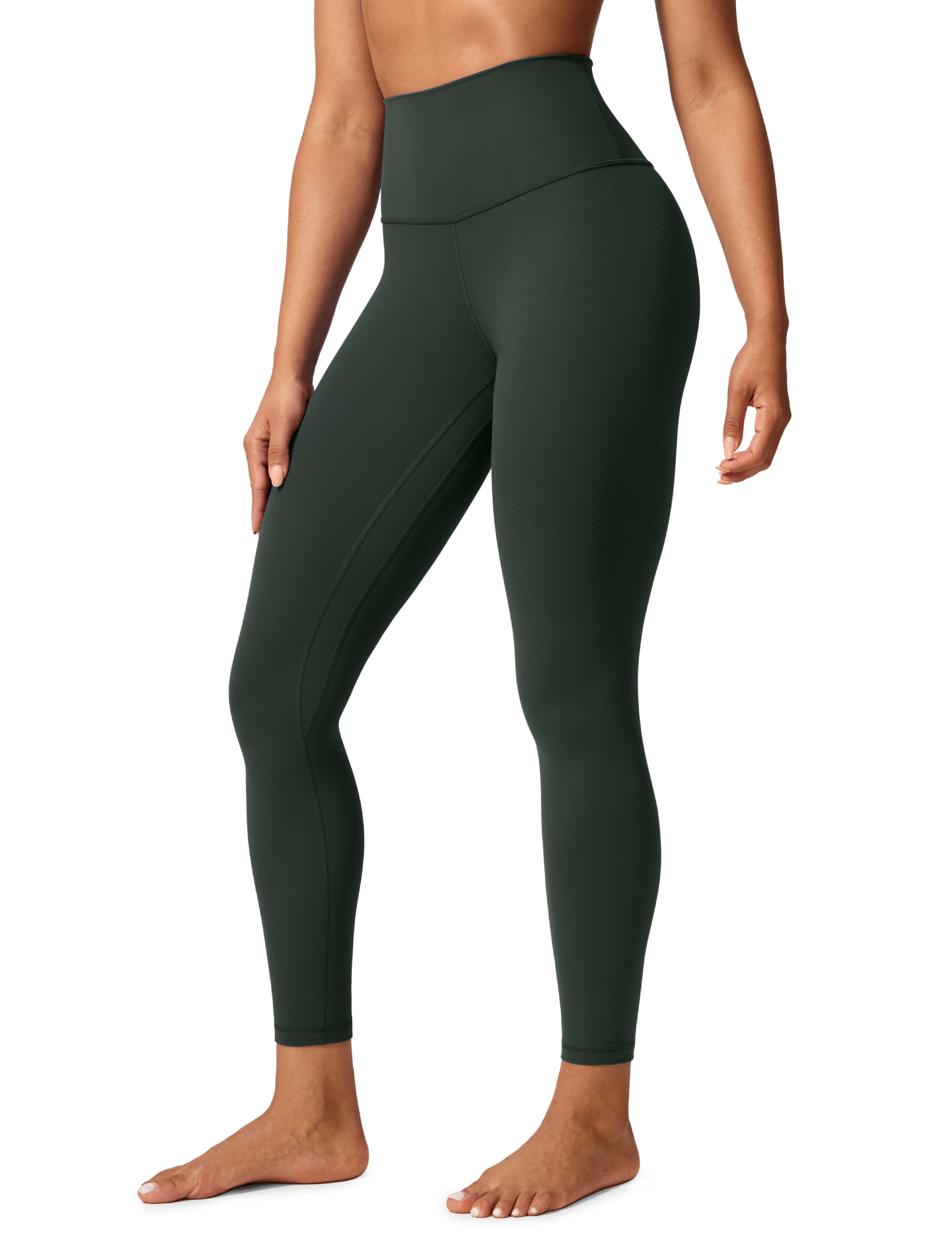 CRZ YOGA Dames Butterlift High Waisted Workout Leggings 25 - Pilates Gym Athletic Yoga Broek Boterzacht Rijpe Pruim L
