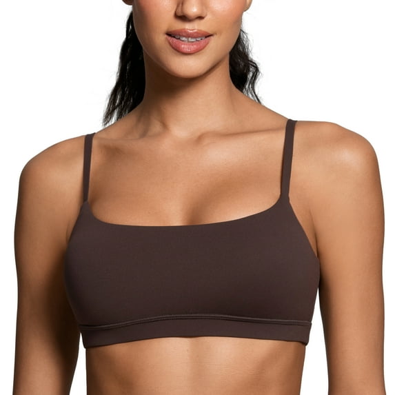 CRZ YOGA Butterluxe Sports Bras for Women Wireless Padded Yoga Workout Bra