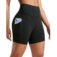 thumbnail image 1 of CRZ YOGA Butterluxe Biker Shorts Pockets 5" High Waisted Workout Athletic Yoga Womens, 1 of 5