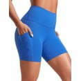 thumbnail image 1 of CRZ YOGA Butterluxe Biker Shorts Pockets 5" High Waisted Workout Athletic Yoga Womens, 1 of 5