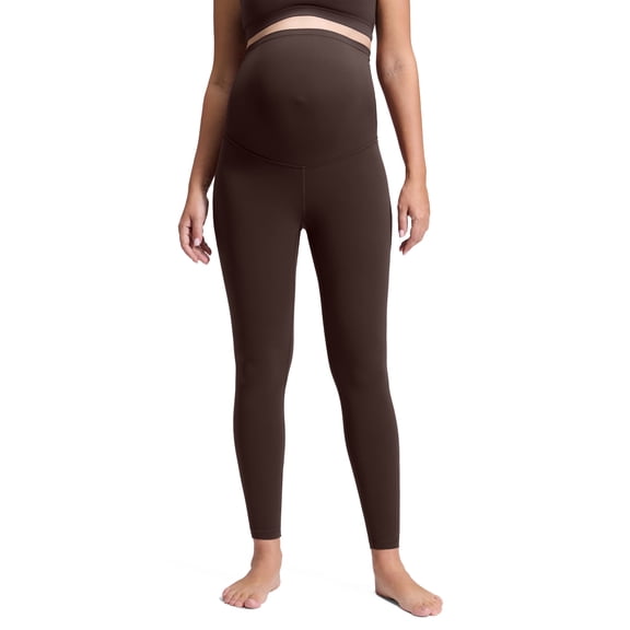 CRZ YOGA Womens Butterluxe Maternity Leggings over the Belly 28 Inches Pregnancy Pants