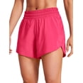 thumbnail image 1 of CRZ YOGA Athletic Shorts for Women 5" High Waisted Quick Dry for Running Workout Track with Zip Pocket, 1 of 5
