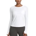 thumbnail image 1 of CRZ YOGA Seamless Long Sleeve Shirts for Women Workout Athletic Running Yoga Tops, 1 of 7