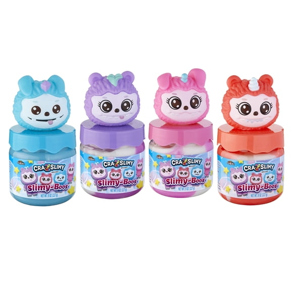 Cra-Z-Slimy Slimy-Boos Slime Topper Jars 8oz - Assorted Colors