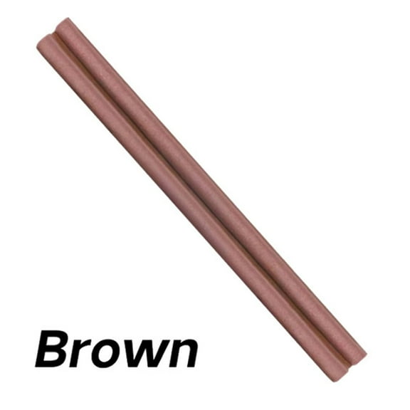 CRichMW Under Door Draft Stopper - 36 Inch Adjustable Gap Filler, Door Bottom Seal, Weather Draft Guard, Noise Blocker, Door Sweep, Soundproofing(Brown)