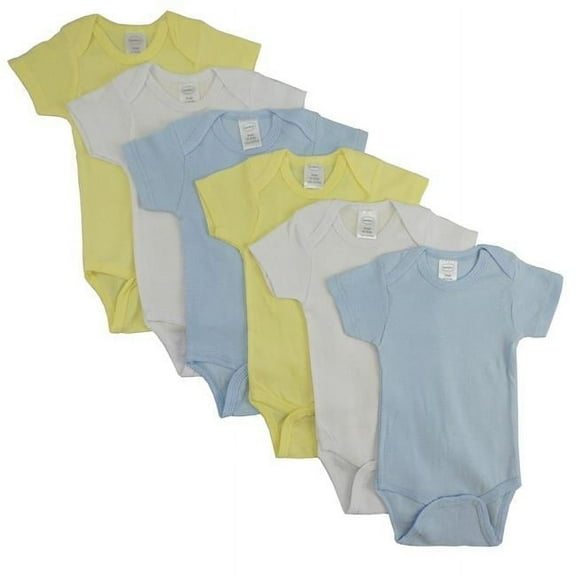CS-002NB-002NB Pastel Boys Short Sleeve, Assorted - Newborn