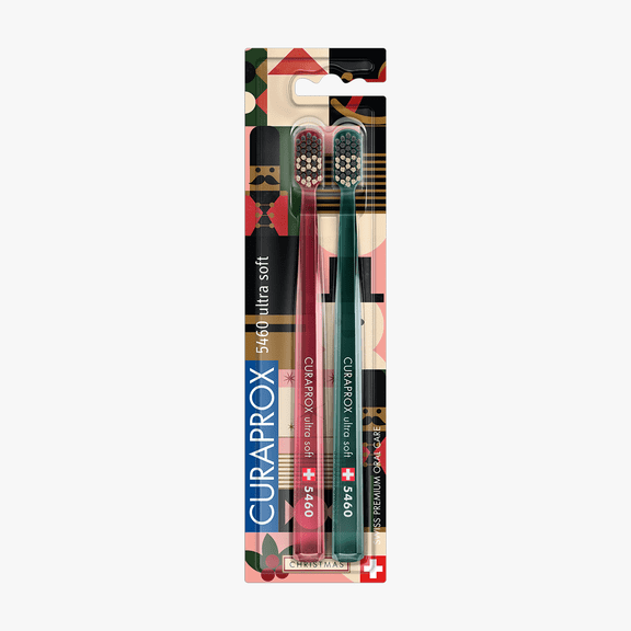 CS 5460 Christmas Edition 2023, 2 pcs, Ultra Soft & Gentle Toothbrush