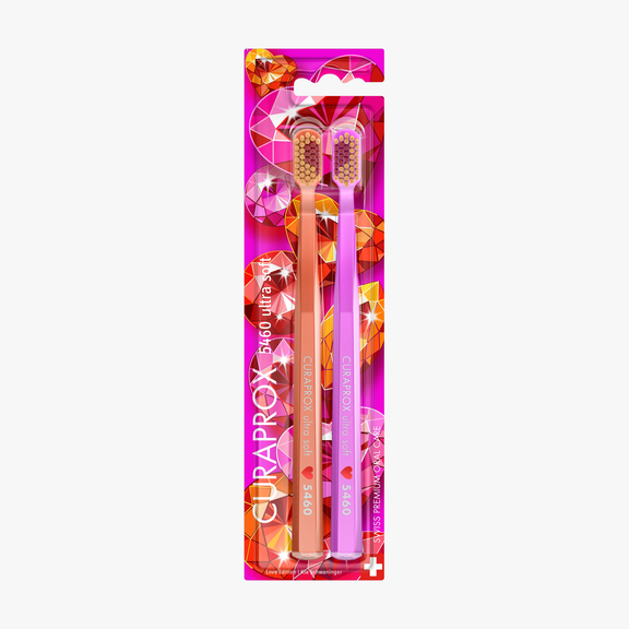 CS 5460 Love Edition 2026, 2 pcs, Ultra Soft & Gentle Toothbrush