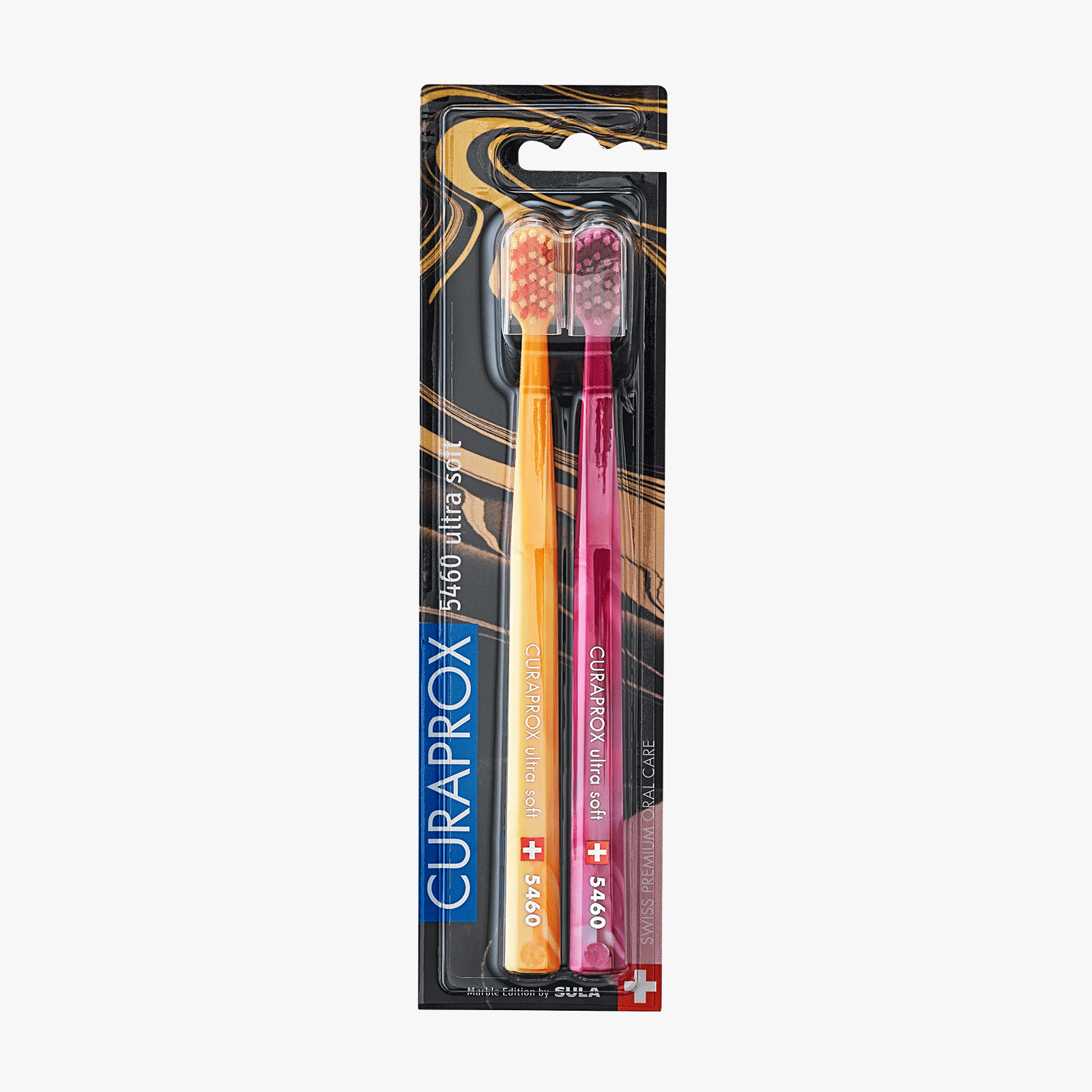 CS 5460 Marble Edition, 2 pcs, Ultra Soft & Gentle Toothbrush