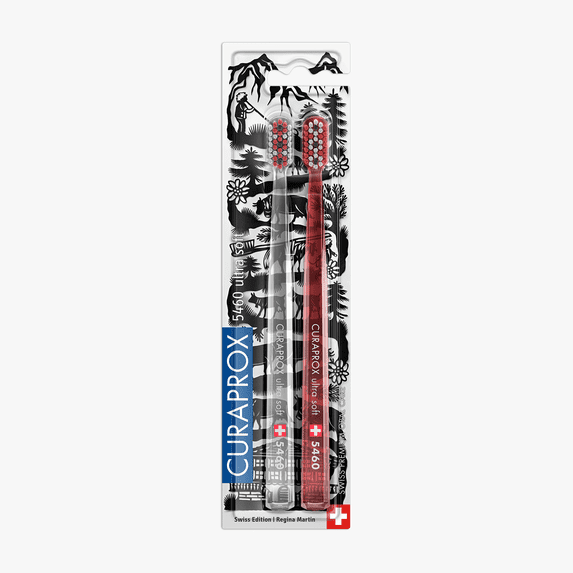 CS 5460 Swiss Edition, 2 pcs, Ultra Soft & Gentle Toothbrush