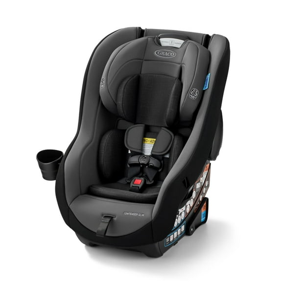 Graco Contender Slim Convertible Car Seat, West Point, Black