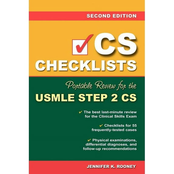 CS Checklists: Portable Review for the USMLE Step 2 Cs, Second Edition, (Paperback)