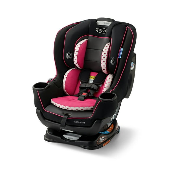 Graco Extend2Fit Convertible Car Seat, Kenzie, Pink