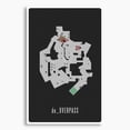 thumbnail image 1 of CS:GO de_Overpass Map Poster; Gaming Wall Art, 1 of 3