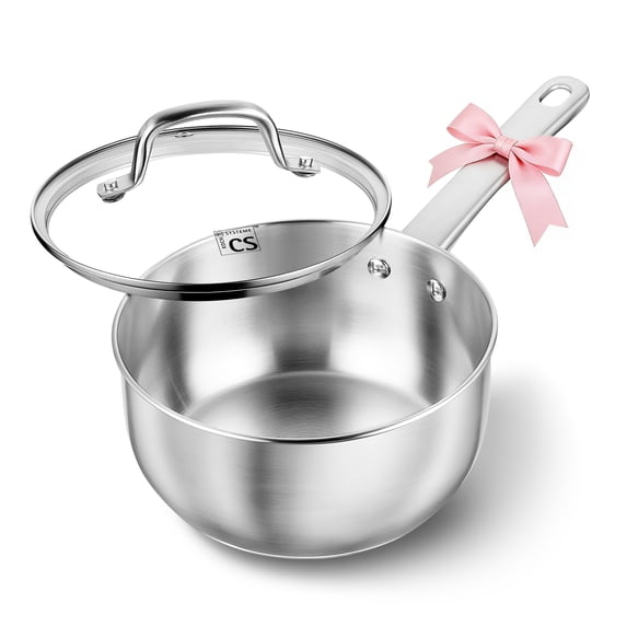 CS KOCHSYSTEME 1QT Stainless Steel Saucepan with Lid