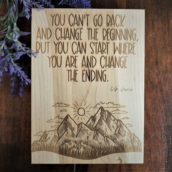 CS Lewis Change The Ending Poster, Poster Home Decor, Poster Only