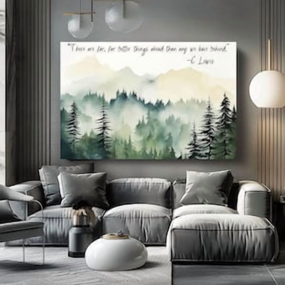 CS Lewis Inspirational Quote Poster, 8x12 UNFRAMED