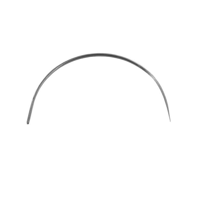 CS Osborne, 503 2 1/2" Light Curved Leather Point Needle, 1pc