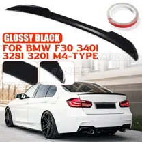 CS Style Car Rear Trunk Spoiler Boot Extension For BMW F30 F80 340i 328i 320i M3 Sedan 2013-2019 Rear Spoiler Wing Lip Body Kit