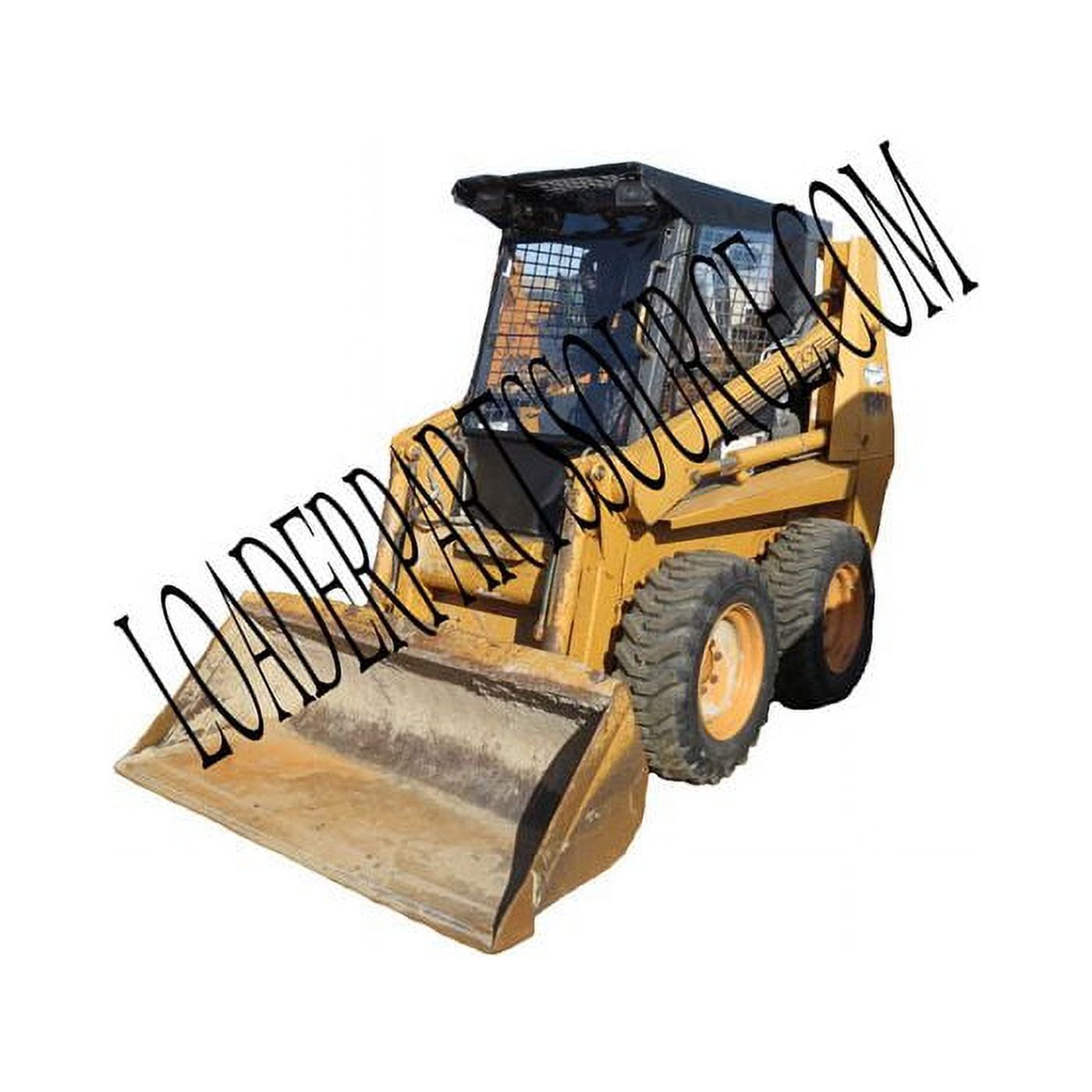 CS031Z Case 70XT Skid Steer, Vinyl Cab Enclosure w/ Door