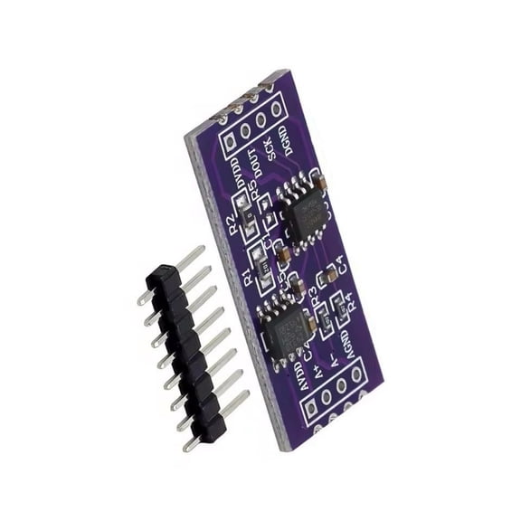 CS1237 24Bit Weight Sensoring Board Onboards TL431 Chip 24Bit Resolution and Voltages Reference Single/Double Channel