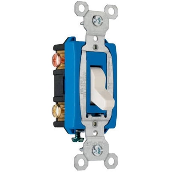 CS15AC3LACC8 Toggle Switch, 15A, 277V, Light Almond