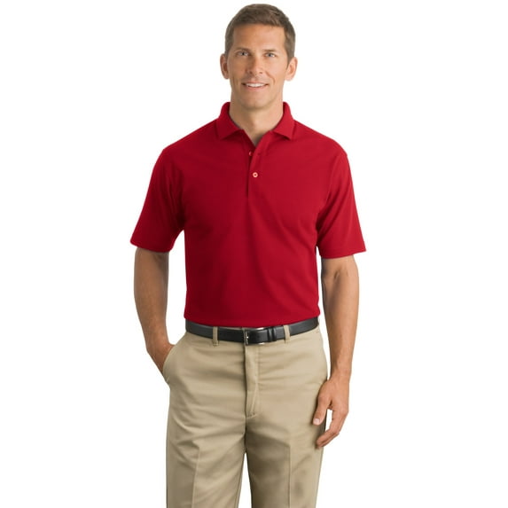CS402 CornerStone Mens Sport Shirt Industrial Pique Polo