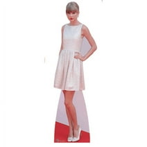 CS670 Taylor Swift White Dress Cardboard Cutout Standee Standup