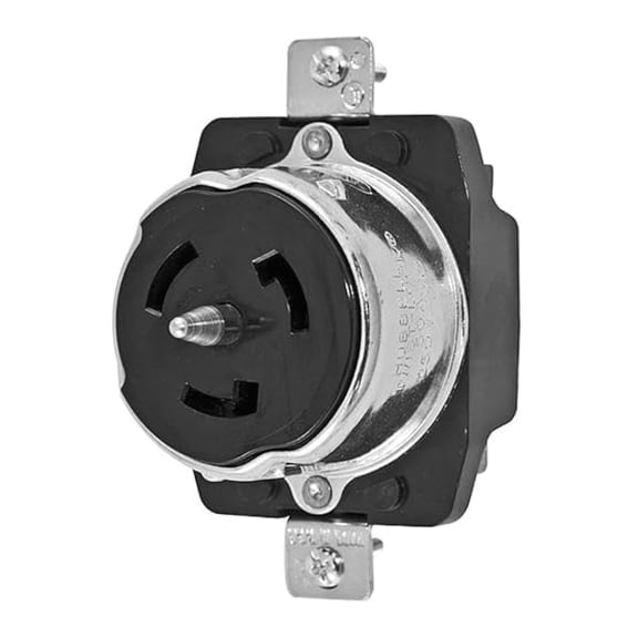 CS8369 Locking Receptacle, 50 amp, 3 Phase 250V, 3 Pole 4 Wire